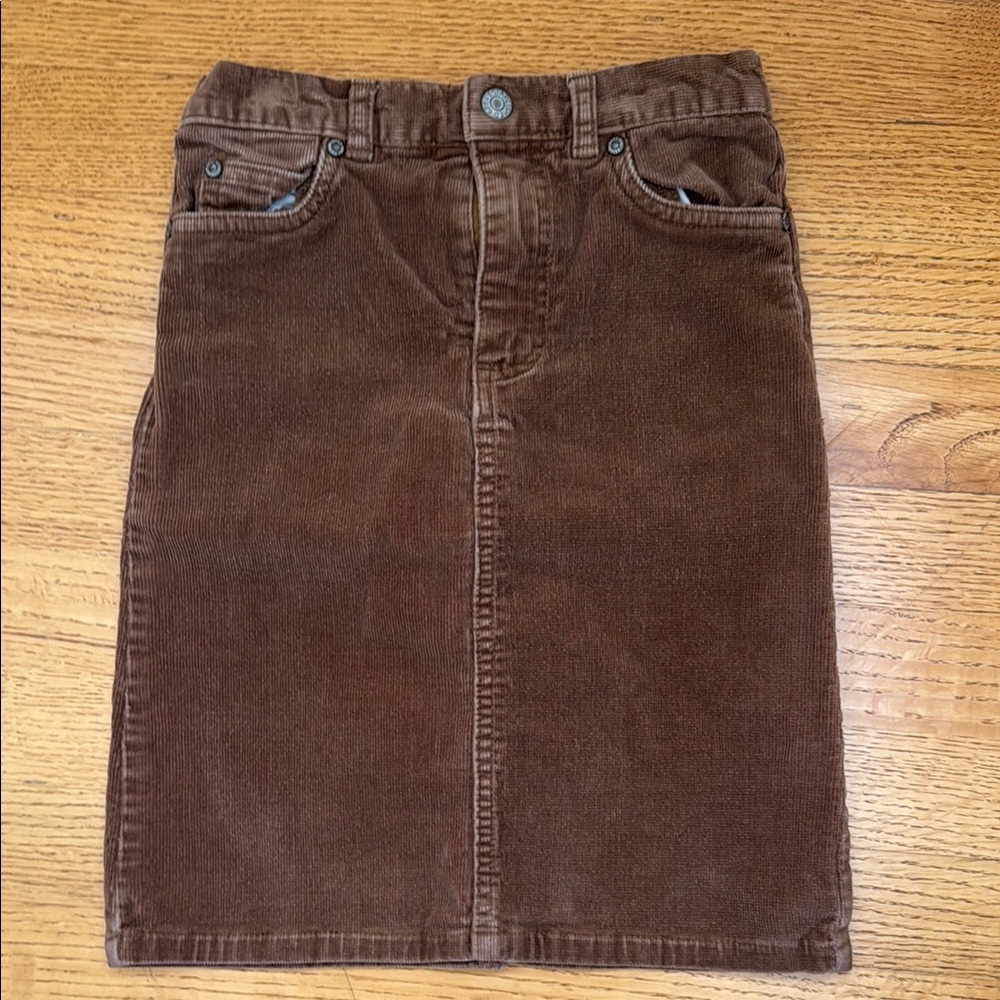 Place Brown Knee-Length Pencil Skirt Casual